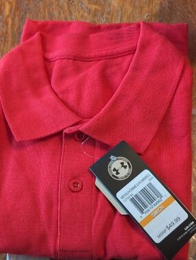 Under Armour Red Polo Shirt